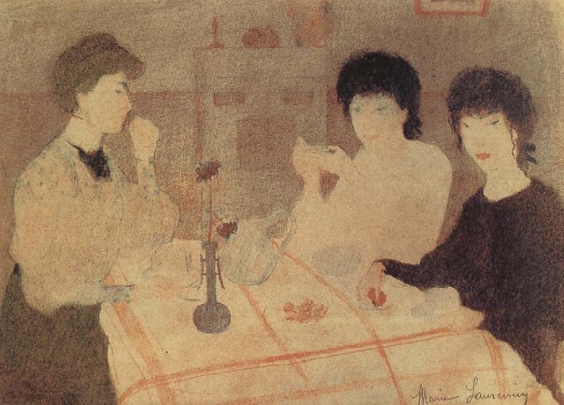 Marie Laurencin Rolansan with friend drinking tea china oil painting image